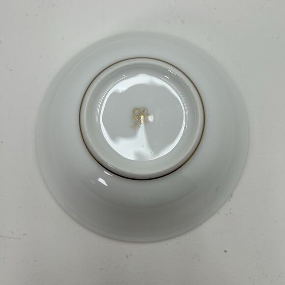 Vintage Okura Art Blue Rose Soup Cereal Bowl Fine Japanese Porcelain China 6” - Picture 5 of 7